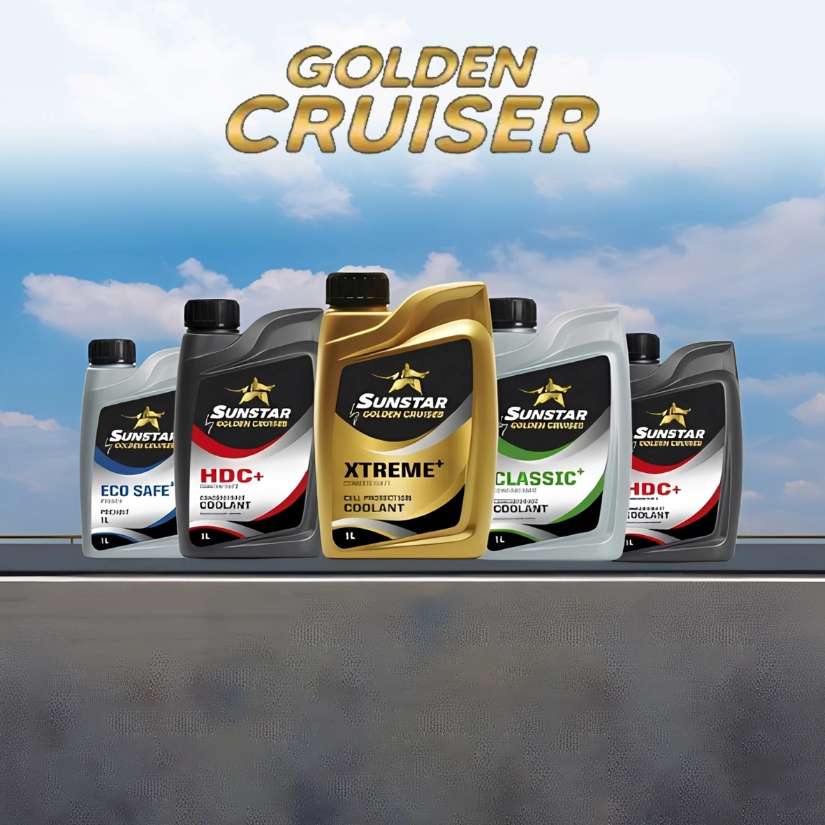 7 out of 10 vehicles run on Golden Cruiser fluids